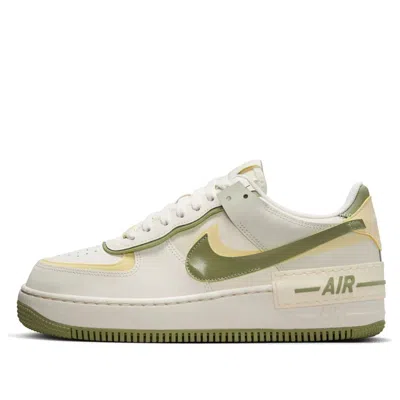 NIKE (WMNS) NIKE AIR FORCE 1 SHADOW 'PALE IVORY OIL GREEN'