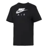 Nike (wmns)  Air Logo Casual Sports Short Sleeve Black T-shirt