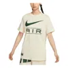 Nike (wmns)  Air Logo T-shirt Asia Sizing 'pale Ivory Green' In Neutral