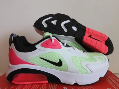 Pre-owned Nike Wmns  Air Max 200 White-black-hyper Pink Sz 10 [cj0629-100]