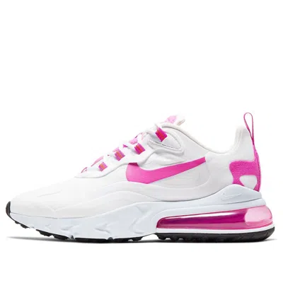 Nike (wmns)  Air Max 270 React 'fire Pink' In White