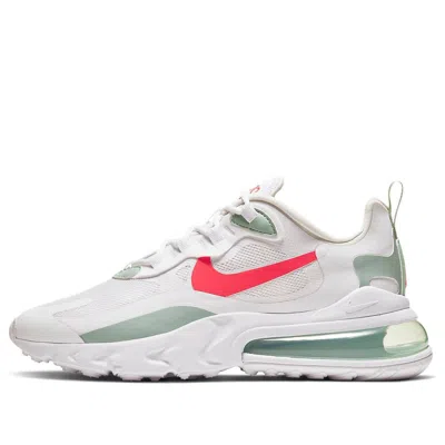 Nike (wmns)  Air Max 270 React 'white Pistachio Crimson' In Gray