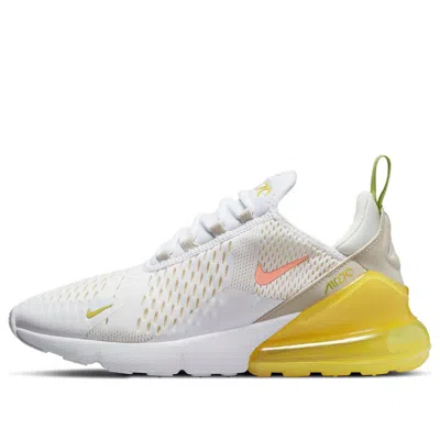 NIKE (WMNS) NIKE AIR MAX 270 'WHITE YELLOW STRIKE'