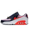 Nike (wmns)  Air Max 90 'cuban Link - Navy Pink' In Animal Print