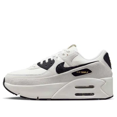 Nike (wmns)  Air Max 90 Lv8 'white Metallic Gold Black' In Multi