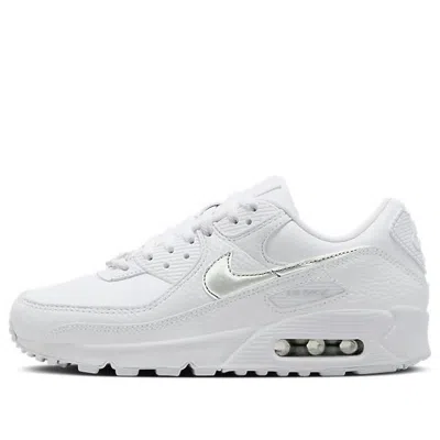Nike (wmns)  Air Max 90 'white Metallic Silver'