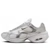 Nike Air Max Muse Mesh-trimmed Metallic Leather Sneakers In White
