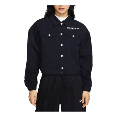Nike (wmns)  Air Modest Cropped Woven Jacket Asia Sizing 'black White'