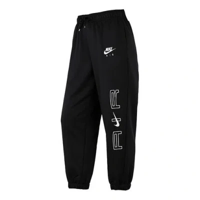 Nike (wmns)  Air Printing Sports Lacing Loose Bundle Feet Black Pants