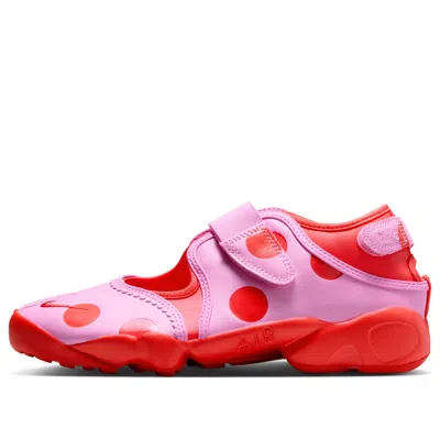 Nike Air Rift Polka-dot Split-toe Sneakers In Pink