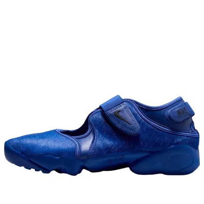 Nike Air Rift Pony Hair Sneakers In Blue