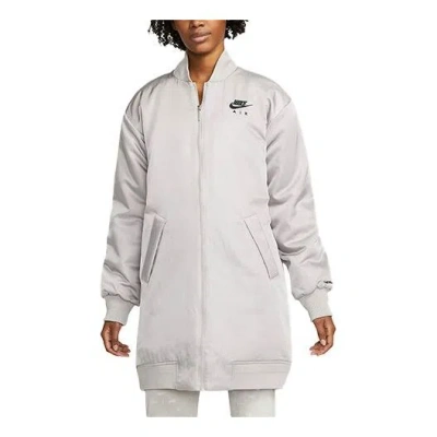 Nike (wmns)  Air Therma-fit Synthetic-fill Loose Mid-length Stay Warm Jacket University Gray