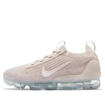Nike (wmns)  Air Vapormax 2021 Flyknit 'oatmeal' In Pink