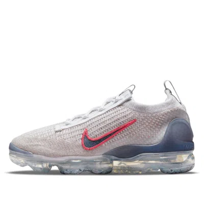 Nike (wmns)  Air Vapormax 2021 Flyknit 'white Thunder Blue' In Multi