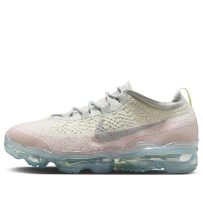 Nike (wmns)  Air Vapormax 2023 Flyknit 'pink Foam Barely Volt' In Multi