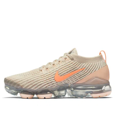 Nike (wmns)  Air Vapormax Flyknit 3 'light Cream Crimson Tint' In Brown