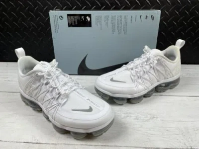 Pre-owned Nike Wmns  Air Vapormax Run Utility ‘white' 2018 Size 9/men's 7.5 Aq8811-100 Rare