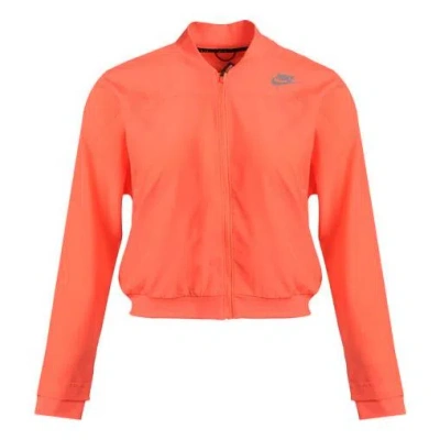 Nike (wmns)  Air Woven Quick Dry Reflective Logo Jacket 'bright Orange'