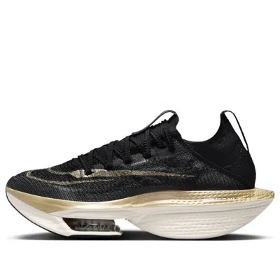 Nike (wmns)  Air Zoom Alphafly Next% 2 'black Metallic Gold Grain' In Multi