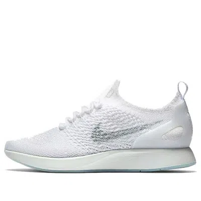 Nike (wmns)  Air Zoom Mariah Flyknit Racer 'white Pure Platinum' In Gray