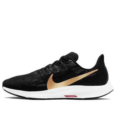 Nike (wmns)  Air Zoom Pegasus 36 'black Metallic Gold' In Multi