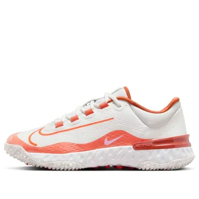 Nike (wmns)  Alpha Huarache Elite 4 Turf 'summit White Light Wild Mango Vintage Coral Hyper Crimson' In Multi