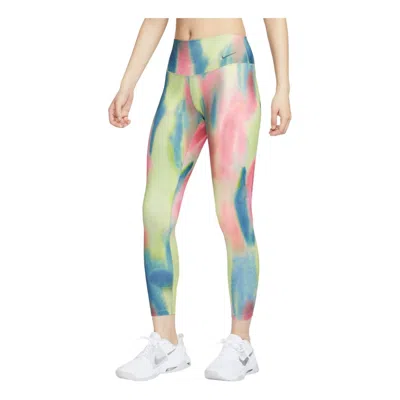 Nike (wmns)  Artist Collection High Waisted 7/8 Leggings Asia Sizing 'aster Pink Black'