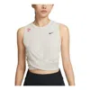 Nike (wmns)  As Nk Df Tank Crop Gcel 'beige' In Neutral
