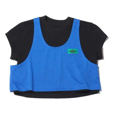 Nike (wmns)  As W J Srt Sp Layered Top Black In Blue