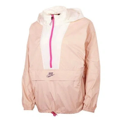 Nike (wmns)  As W  Sportswear Icn Clsh Jkt Jacket Lw Shimmer In Pink