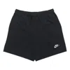 Nike (wmns)  As W  Sportswear Jersey Jsy Hr Short Black In Blue