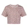 Nike (wmns)  As W  Sportswear Tee Crop Summer Fun 2 Washed Coral In Brown
