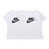 Nike (wmns)  As W  Sportswear Tee Essntl Icon Futur White In White