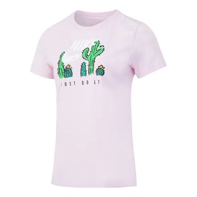 Nike (wmns)  As W  Sportswear Tee Summer 1 Regal Pink In Purple