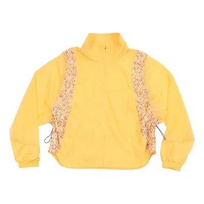 Nike (wmns)  As W Nk Icnclsh Jkt Jacket Pr Topaz Gold In Yellow
