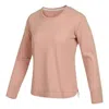 Nike (wmns)  As W Nk One Luxe Df Ls Std Top Rose Whisper In Pink