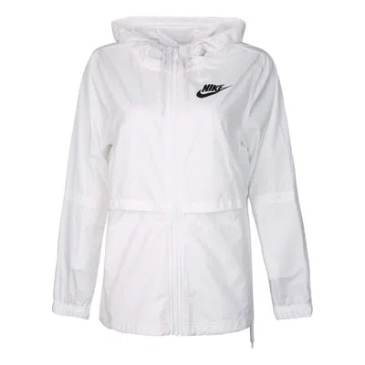 NIKE (WMNS) NIKE AS W NSW JKT WVN SPORTS RUNNING WINDPROOF JACKET AUTUMN WHITE