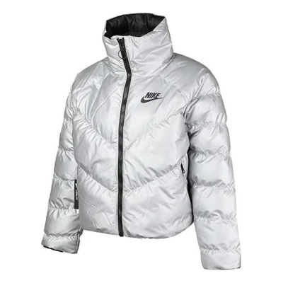 Nike (wmns)  As W Sportswear Syn Fill Jacket Stm Shne In Silver
