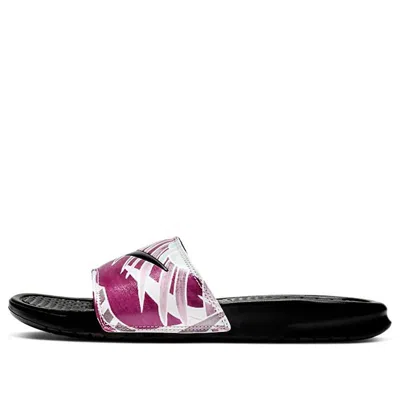 Nike (wmns)  Benassi Jdi Print 'black Active Fuchsia'