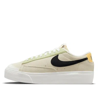 Nike (wmns)  Blazer Low Platform 'reflective Swoosh - Light Stone' In Multi
