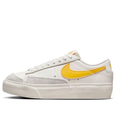 Nike (wmns)  Blazer Low Platform 'sail Vivid Sulfur' In Multi