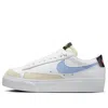 Nike (wmns)  Blazer Low Platform 'white Cobalt Bliss' In Multi