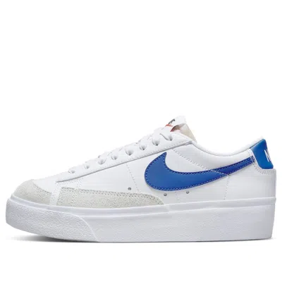 Nike (wmns)  Blazer Low Platform 'white Game Royal' In Multi