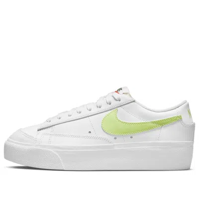 Nike (wmns)  Blazer Low Platform 'white Light Lemon Twist'