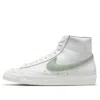 Nike (wmns)  Blazer Mid '77 Essential 'glitter Swoosh - Dusty Sage'