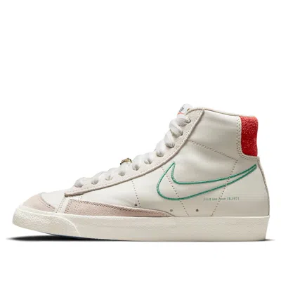 Nike (wmns)  Blazer Mid '77 Se 'first Use - Green Noise' In White