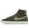 Nike W Blazer Mid 77 Women's High Shoe Sequoia/light Army/light Silver In Green