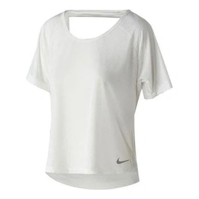Nike (wmns)  Breathe Miler Running Short Sleeve White