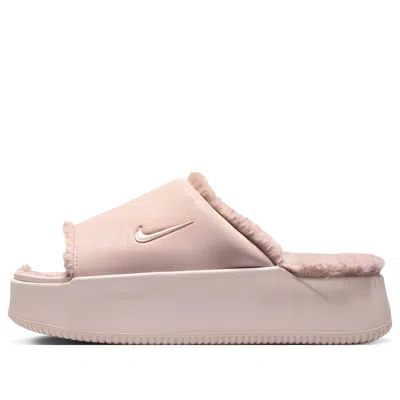 NIKE (WMNS) Nike Calm Elevation Fur Slide 'Silt Red Malt'