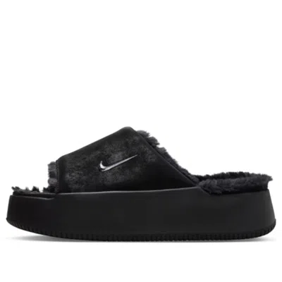 Nike (wmns)  Calm Elevation Fur Slides 'black'